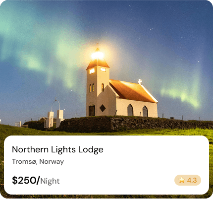 View of Northern Lights Lodge